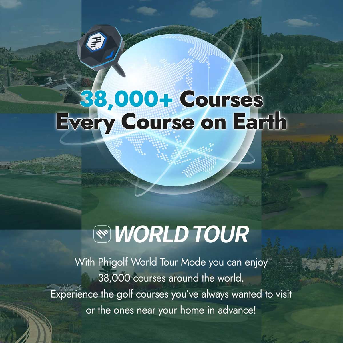 Phigolf 2 Golf Swing Trainer & Virtual Golf Simulator