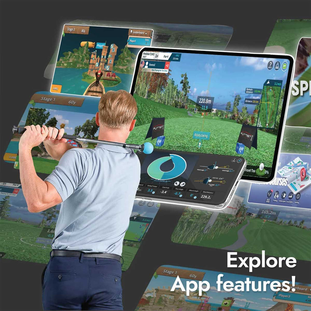 Phigolf 2 Golf Swing Trainer & Virtual Golf Simulator