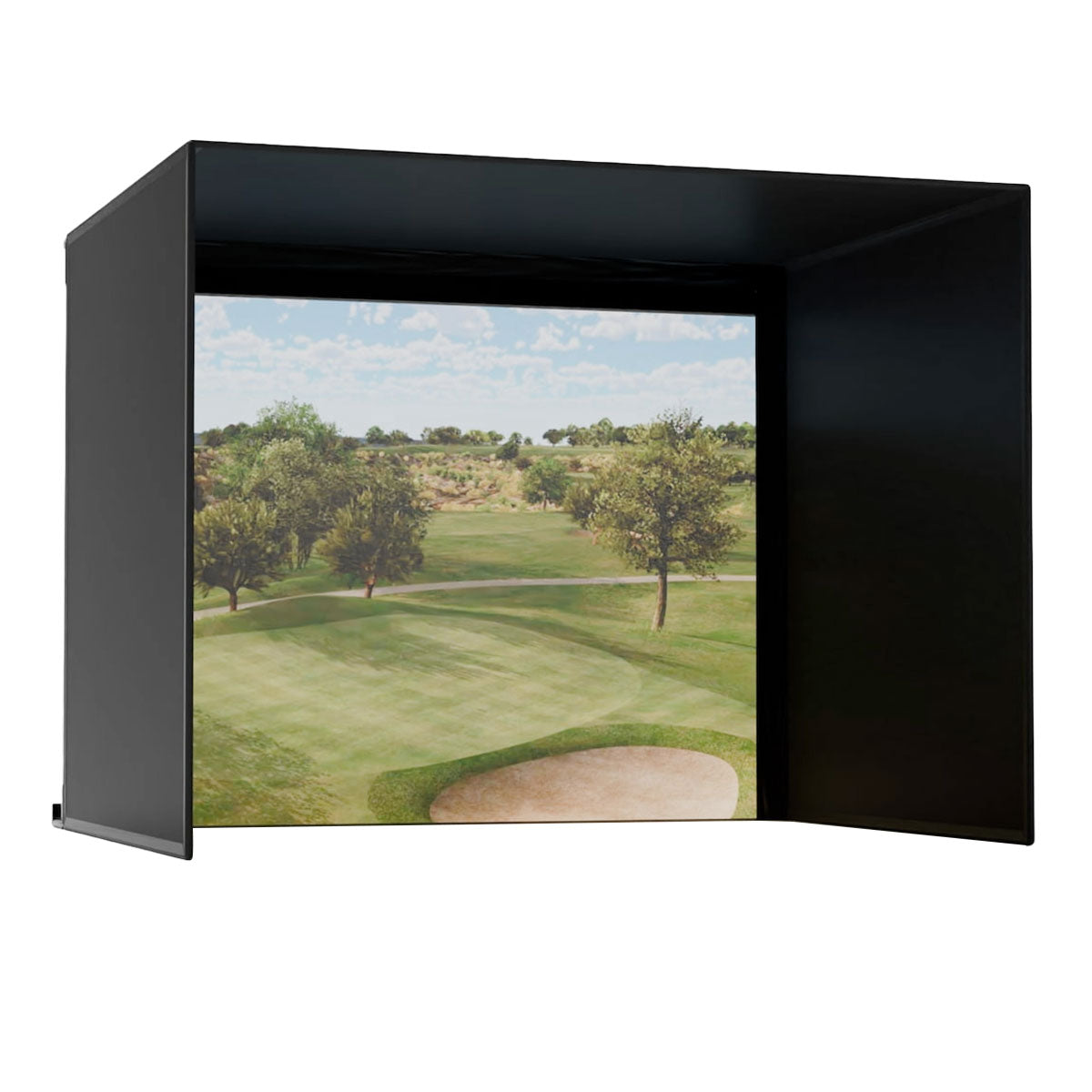 Carl's Place Pro Golf Simulator Enclosure Kit with Impact Screen