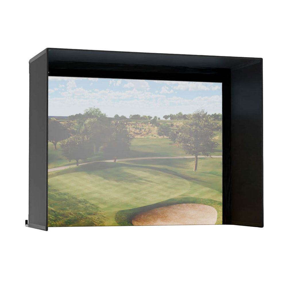 Carl's Place Complete Pro Golf Simulator Enclosure Kit with Impact Screen