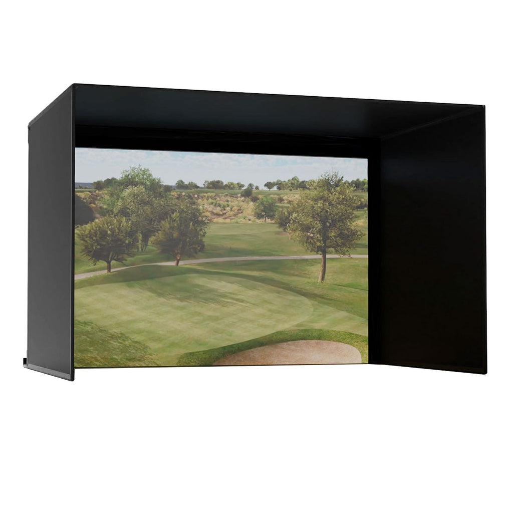 Carl's Place Pro Golf Simulator Enclosure Kit with Impact Screen