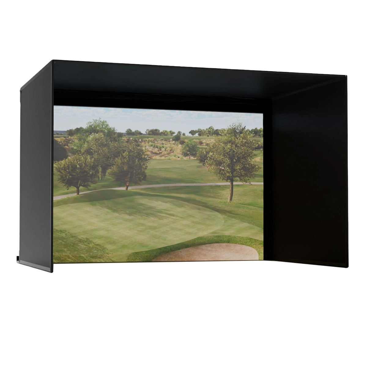 Carl's Place Pro Golf Simulator Enclosure Kit with Impact Screen
