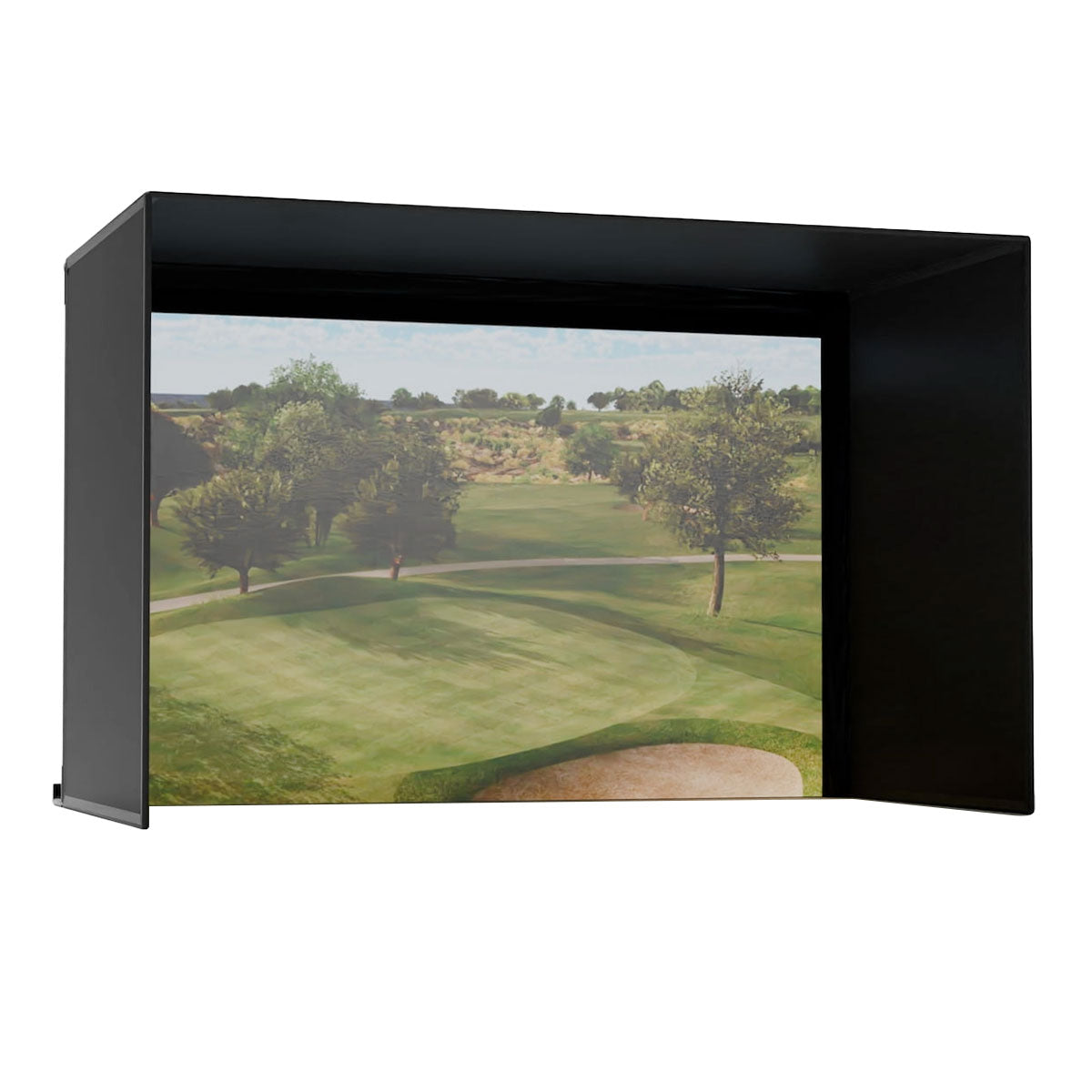 Carl's Place Complete Pro Golf Simulator Enclosure Kit with Impact Screen