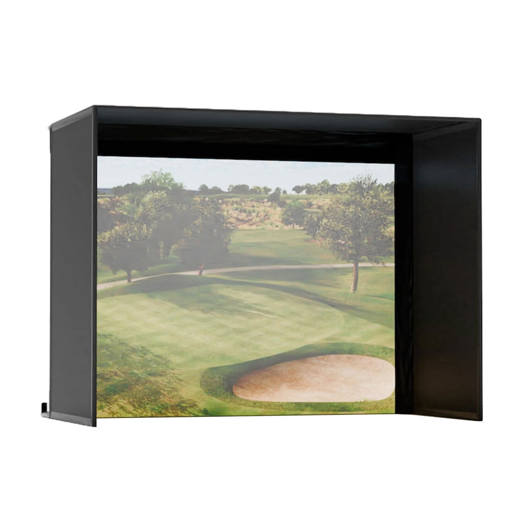 Carl's Place Complete Pro Golf Simulator Enclosure Kit with Impact Screen