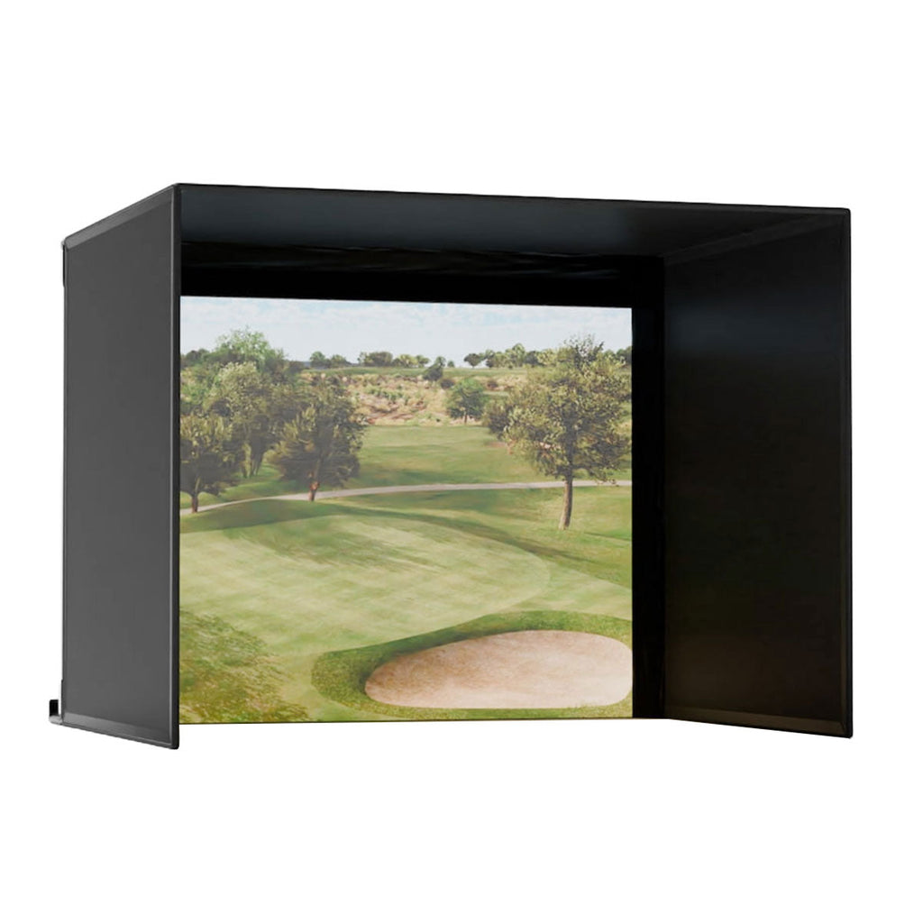 Carl's Place Complete Pro Golf Simulator Enclosure Kit with Impact Screen
