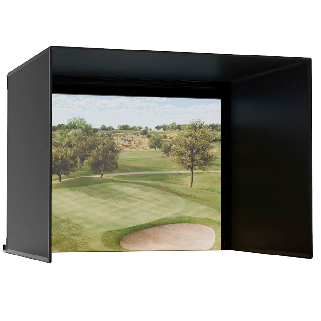 Carl's Place Pro Golf Simulator Enclosure Kit with Impact Screen