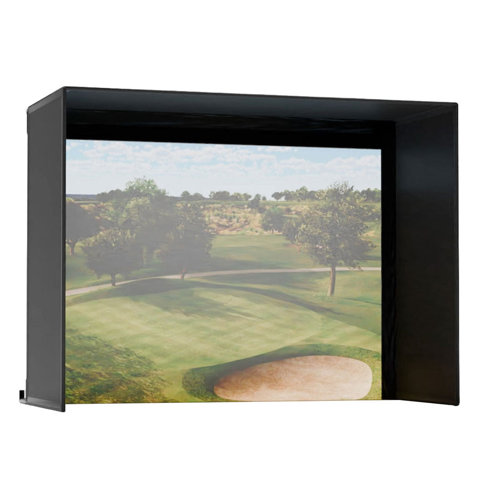 Carl's Place Complete Pro Golf Simulator Enclosure Kit with Impact Screen