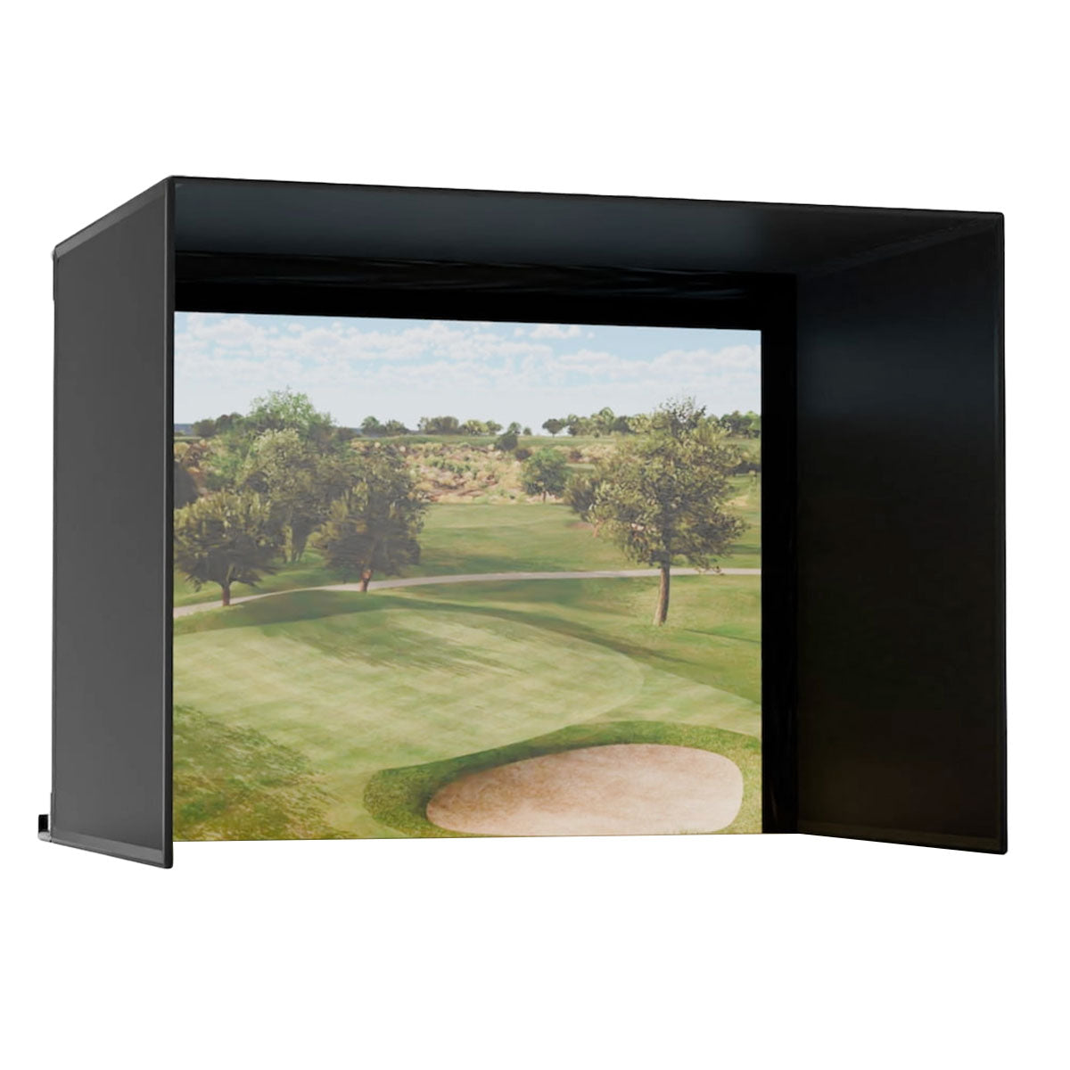 Carl's Place Pro Golf Simulator Enclosure Kit with Impact Screen