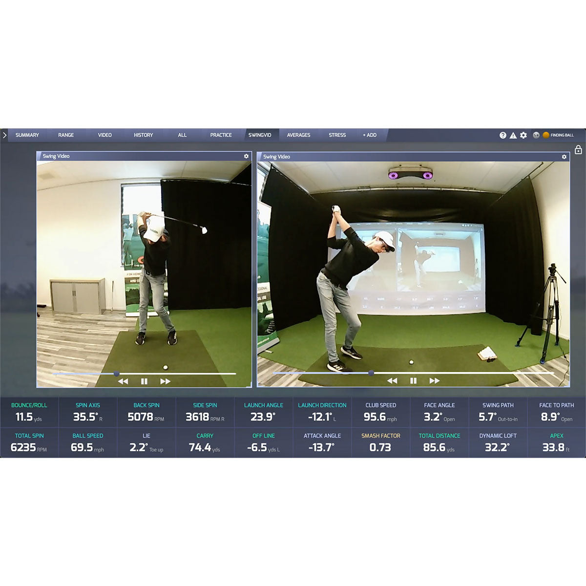 ProTee VX with PlayBetter SimStudio™ ESSENTIALS Package | Golf Simulator Studio with Impact Screen, Enclosure, Hitting Mat, & Projector