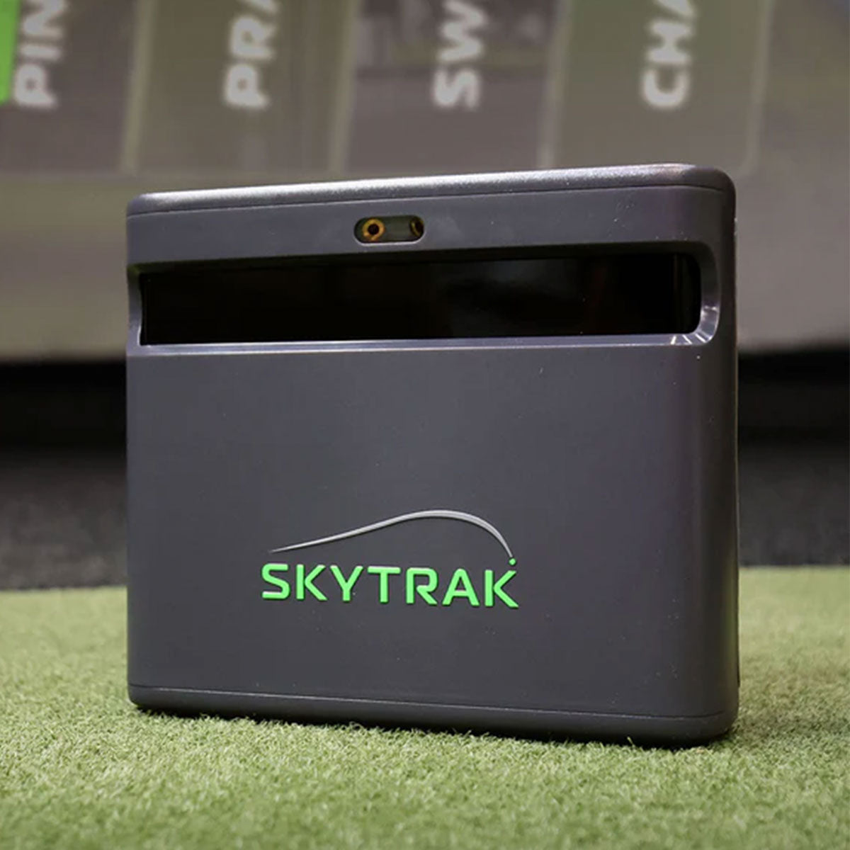 SkyTrak ST MAX SportScreen Vanish LITE Hybrid-Retractable Golf Studio Complete Package | Home Golf Simulator Studio with Impact Screen, Enclosure, Hitting Mat, Putting Turf & Projector