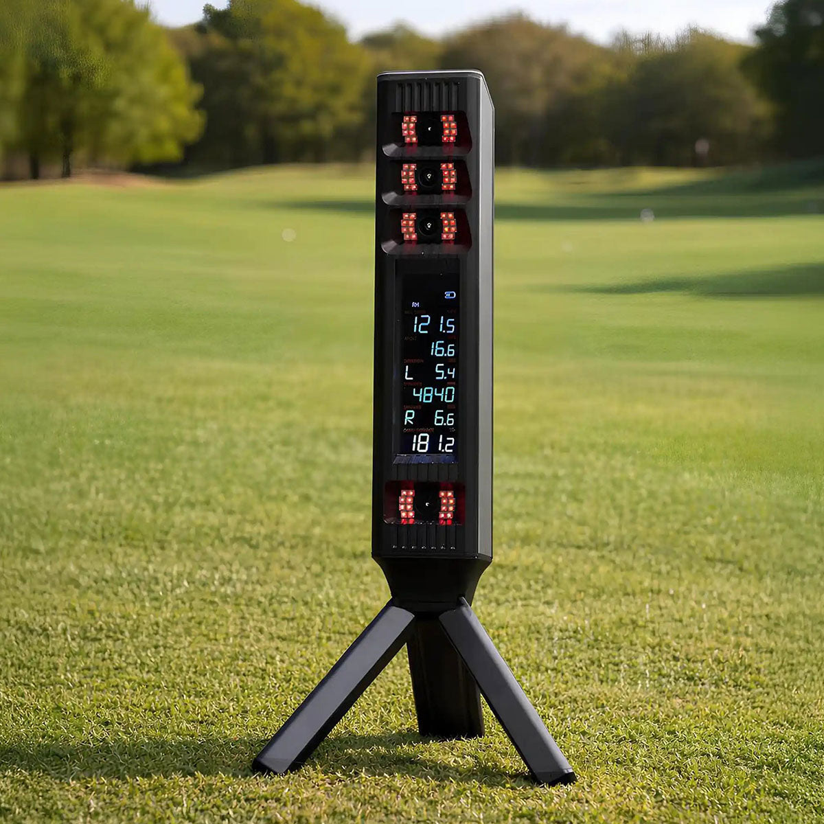 Square Golf Omni SportScreen Vanish Retractable Golf Studio Complete Package | Home Golf Simulator Studio with Impact Screen, Enclosure, Hitting Mat, Putting Turf & Projector