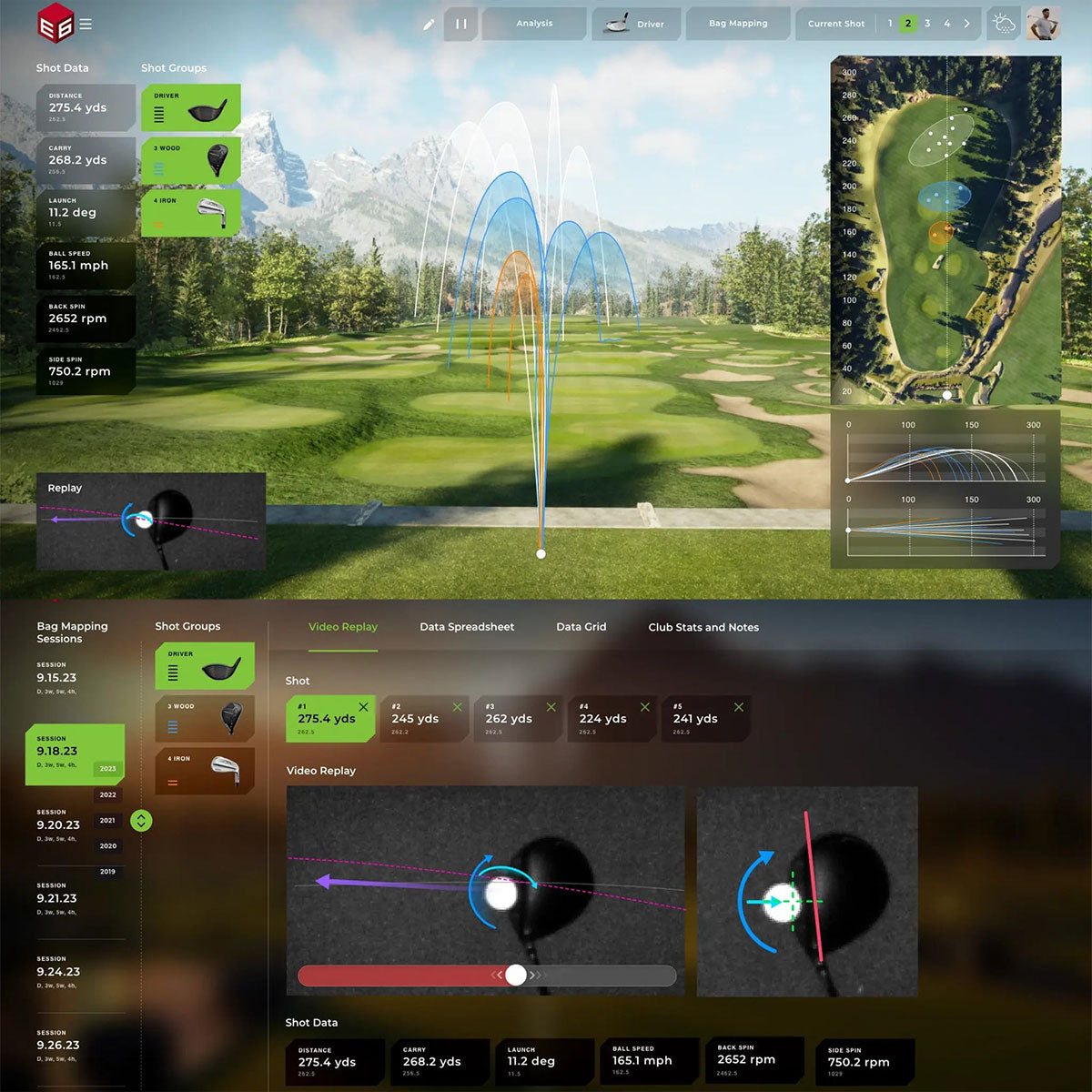 TruGolf APOGEE with PlayBetter SimStudio™ COMPLETE Package | Golf Simulator Studio with Impact Screen, Enclosure, Side Barriers, Hitting/Putting Mats & Projector